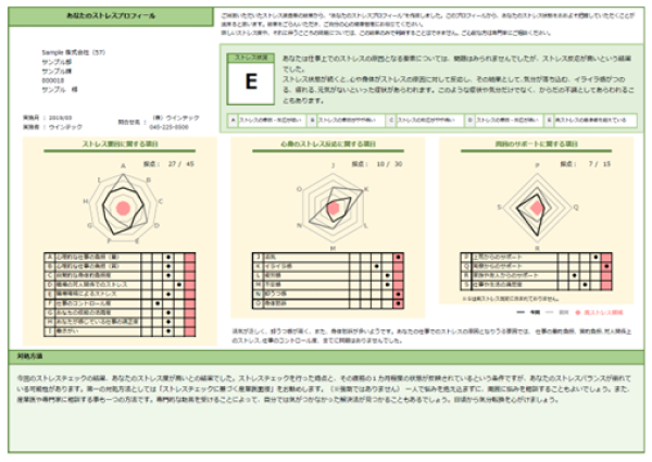 レーダーチャート